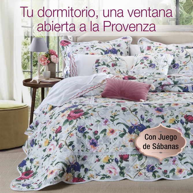 Conjunto de cama FLORAL GARDEN: Belleza, color y tradición artesana