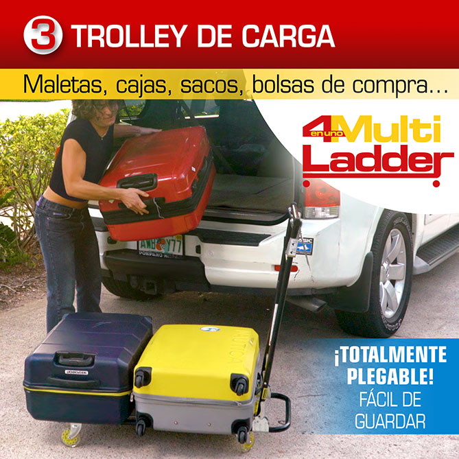 MULTI LADDER 4 en 1: Trolley de carga